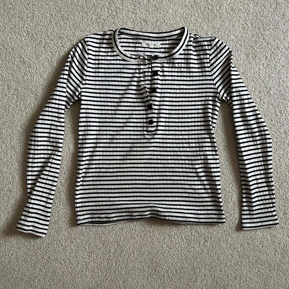 Madewell stripped henley